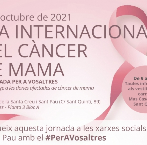 19 d'Octubre, Dia Intenacional contra el càncer de mama.