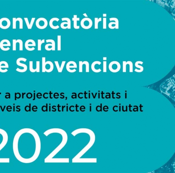 S’obre la convocatòria general de subvencions per al 2022
