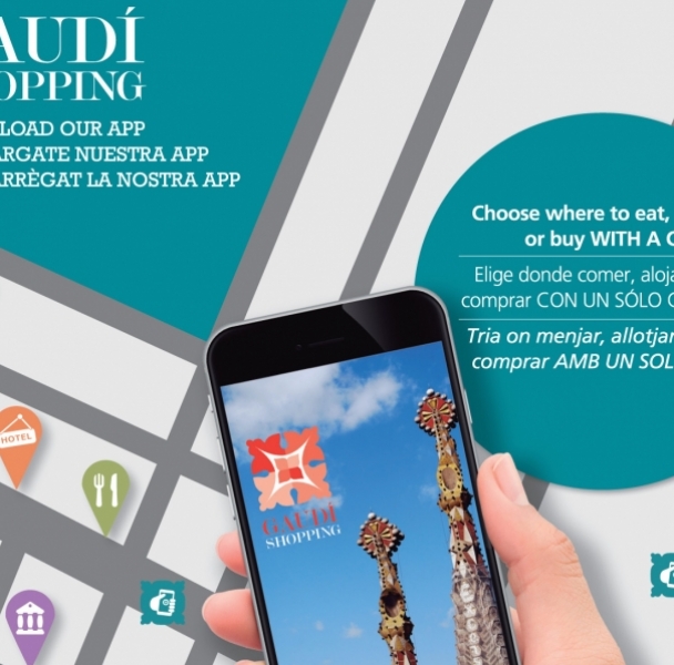 Are you near La SAGRADA FAMILIA? Get the free Gaudí Shopping Area APP to connect and know better the area! 