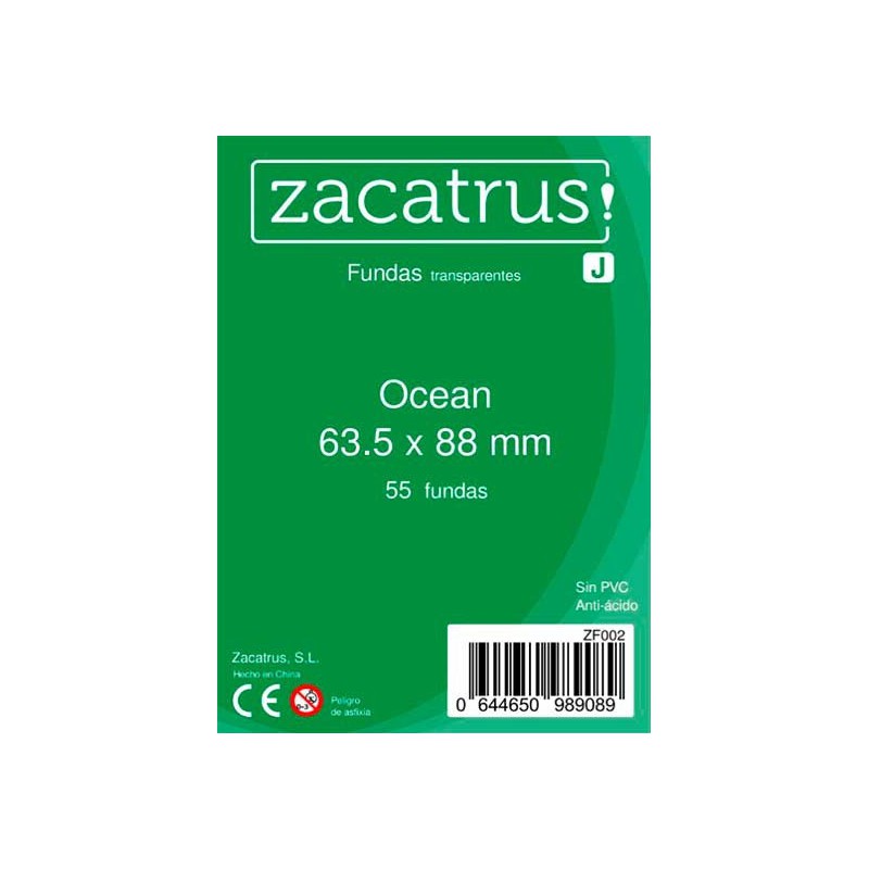 Fundas ZACATRUS Standard (63,5x88 mm) - 55 fundas