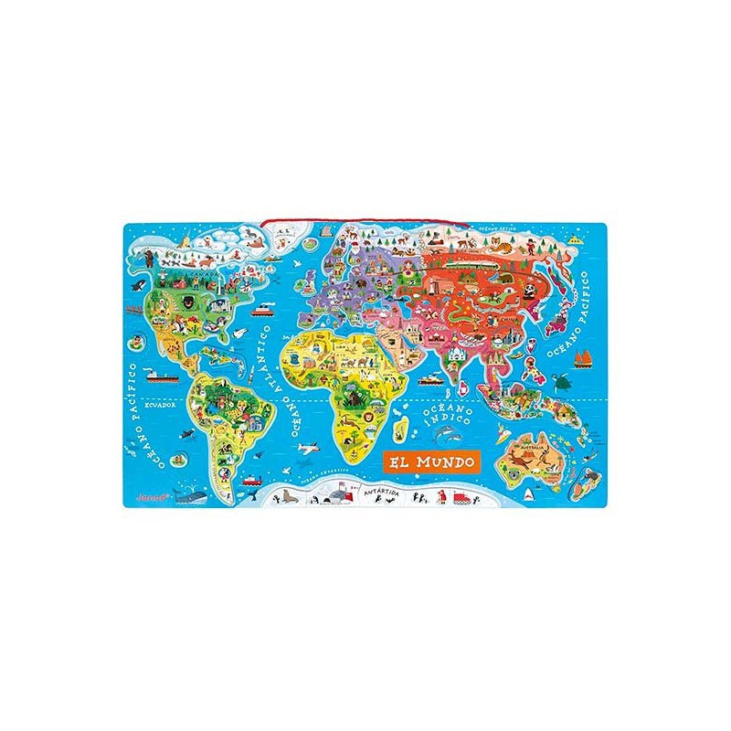 Puzzle magnetico Atlas del Mundo