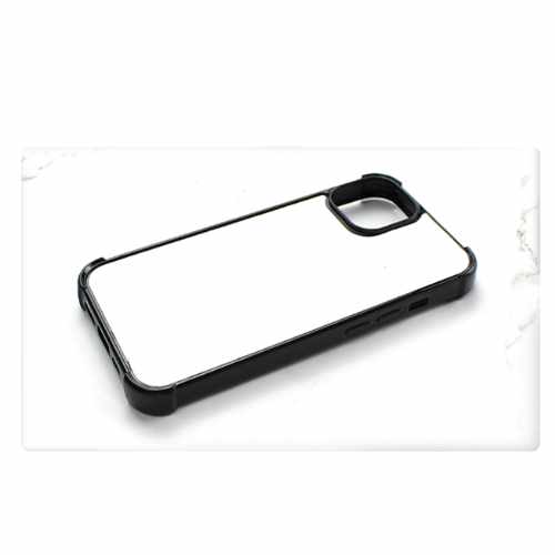 Personalizada iPhone 12 / 12 Pro Esquinas anticada Borde Negro