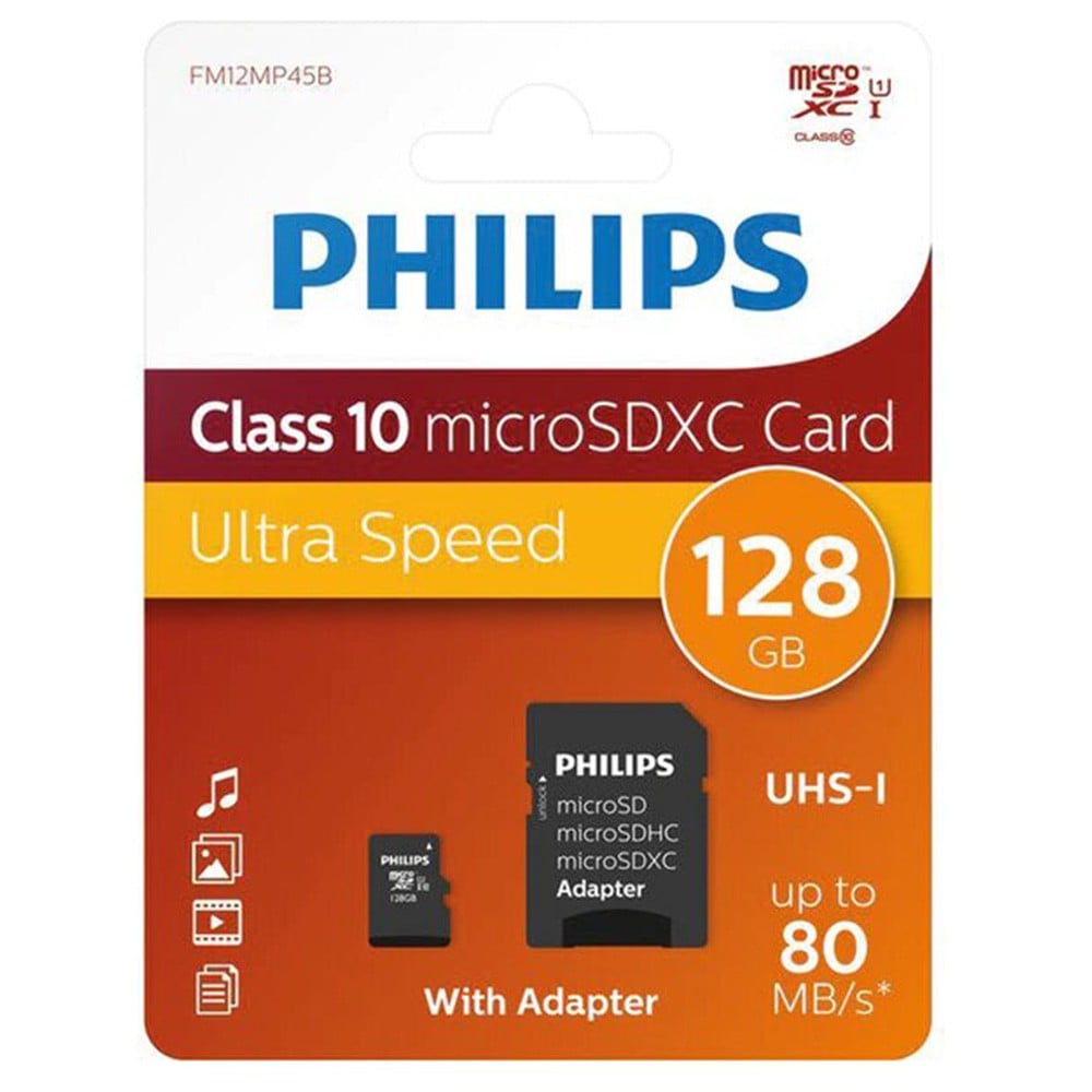 Tarjeta microSD Philips 128GB Class10