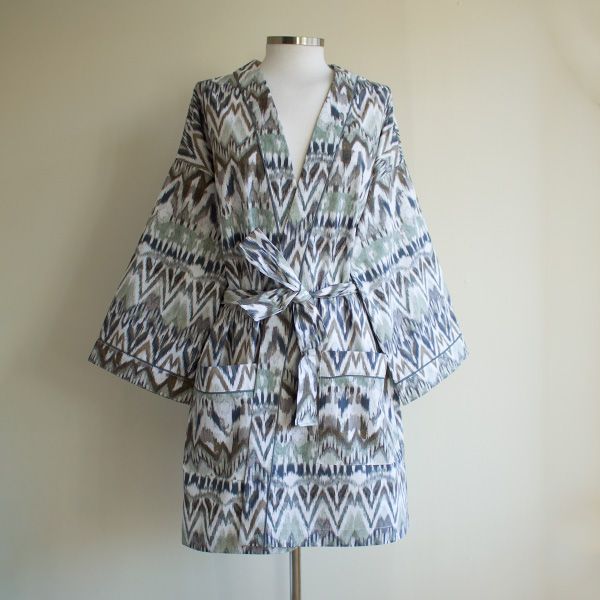 Kimono 100% algodn Percal de 200 hilos Llivia