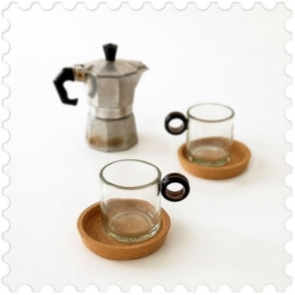 Moka Cup Joc de 2 tasses de cafè