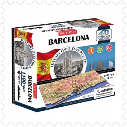 Puzzle 4D Cityscape Barcelona